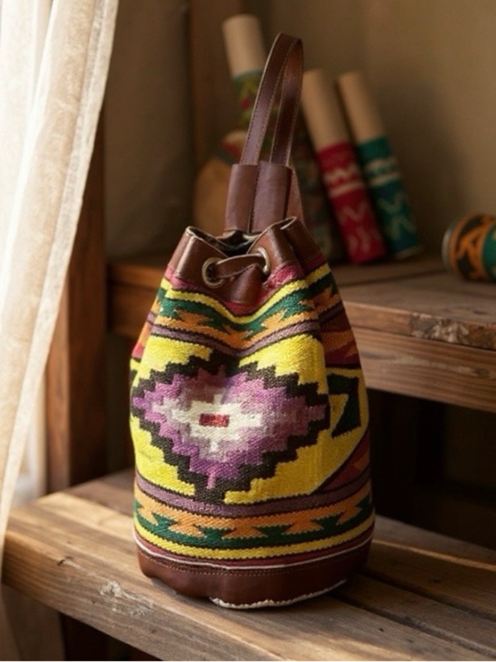 Brown Kilim Handbag